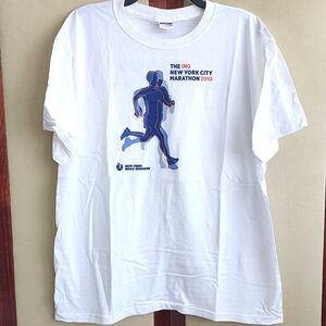 Jerzees 2010 New York City Marathon T Shirt L